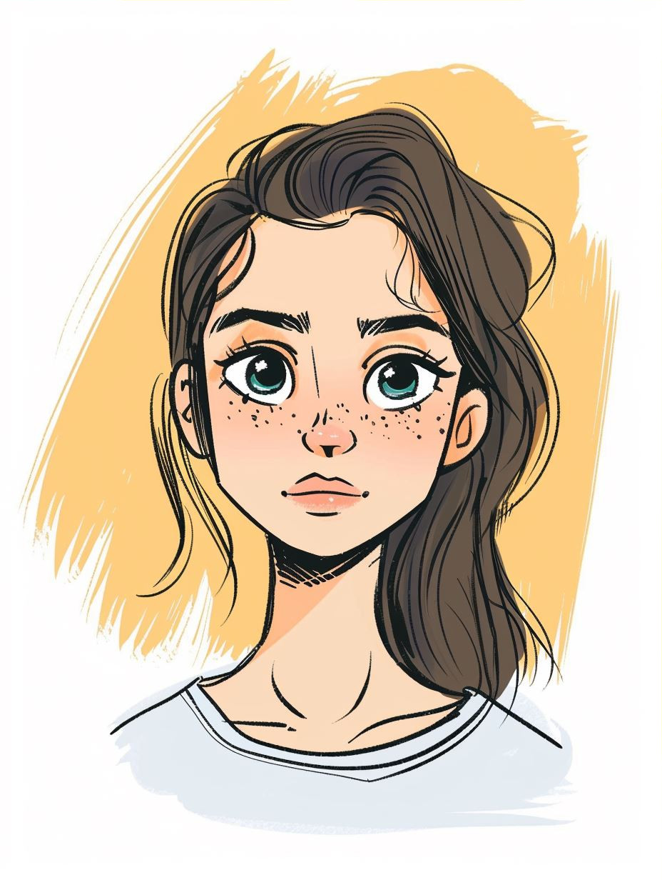 Emotional Portraits in Digital Sketch - Image 3