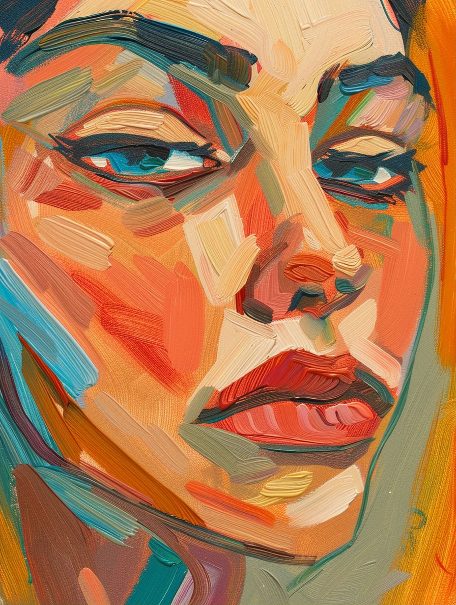 Vibrant Expressions in Oil - Image 1