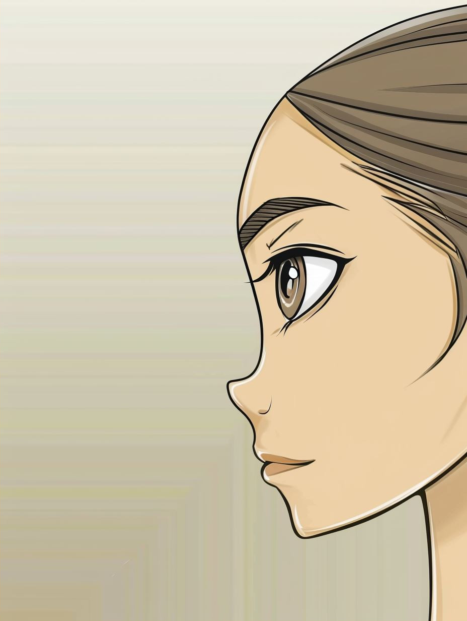 Vintage Anime Portrait Study - Image 2