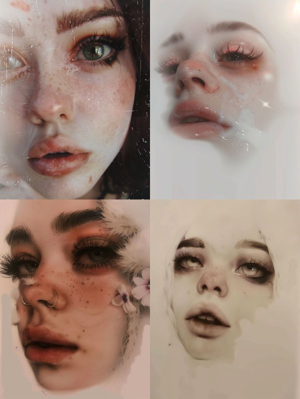 Ethereal Visions of Feminine Beauty