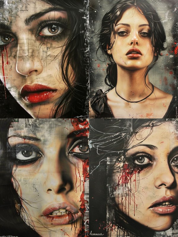 Melancholic Dark Portraiture Study