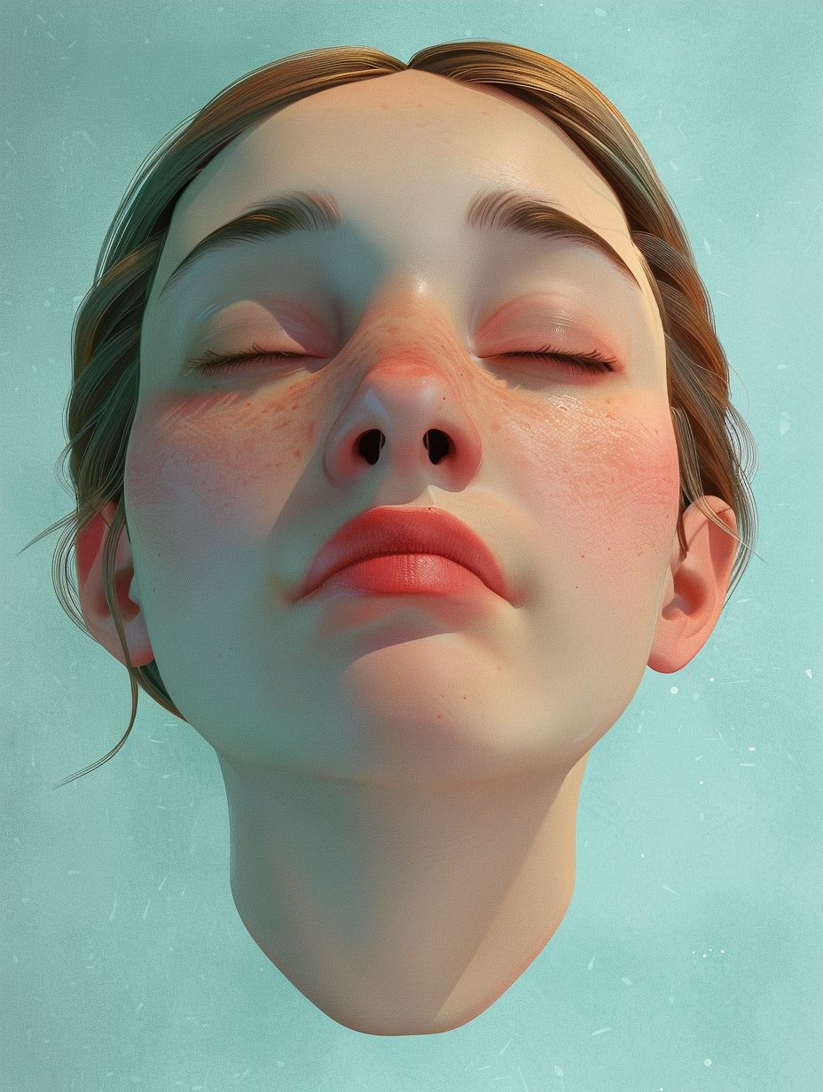 Ethereal Digital Portrait Studies - Image 4