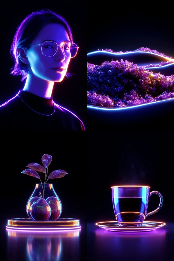 Neon Dreams in a Digital Realm