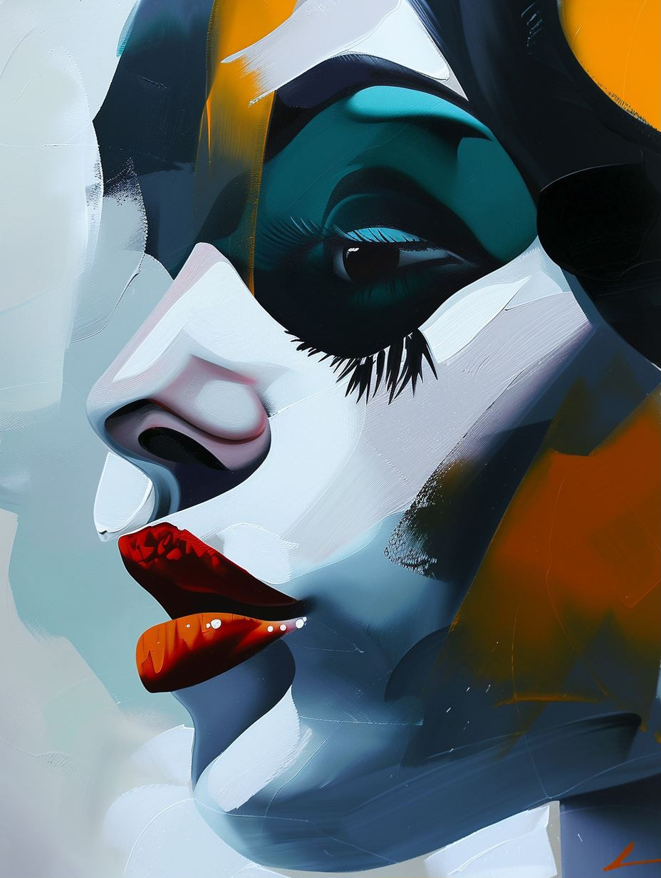 Abstract Visions of Feminine Grace - Image 1