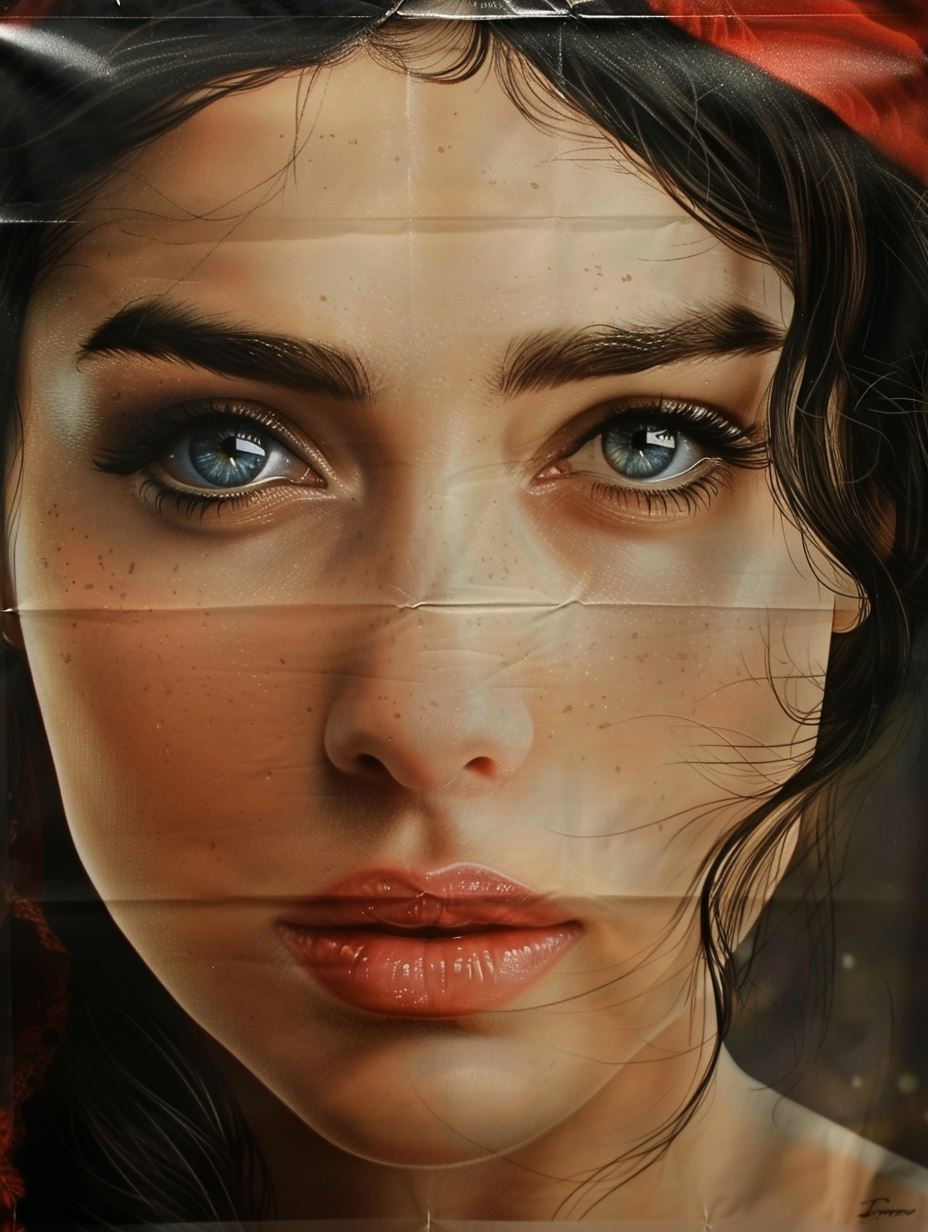 Hyper-Realistic Fragmented Portrait Study - Image 3