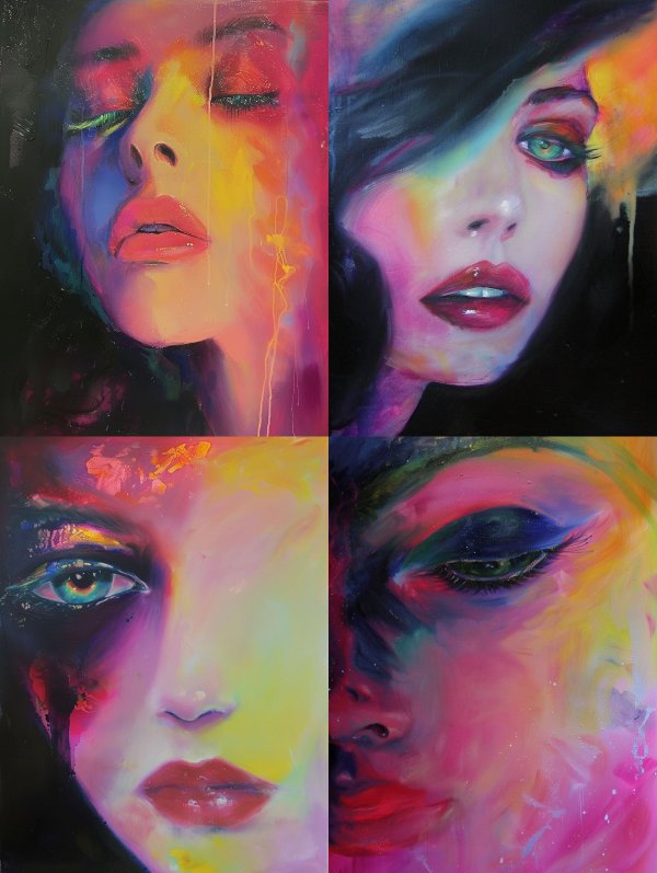 Prismatic Visions of Feminine Grace