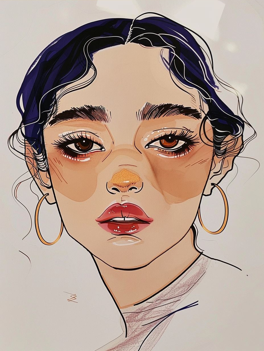 Modern Avant Garde Digital Portraits - Image 3