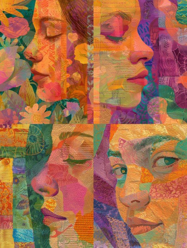 Prismatic Portraits of Inner Peace