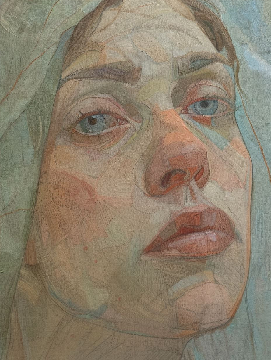 Ethereal Gaze: A Study in Light and Form - Image 4