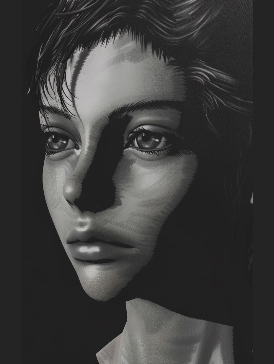 Dark Cinematic Monochrome Portraits - Image 3