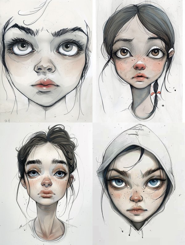Soulful Gazes: A Study of Expression
