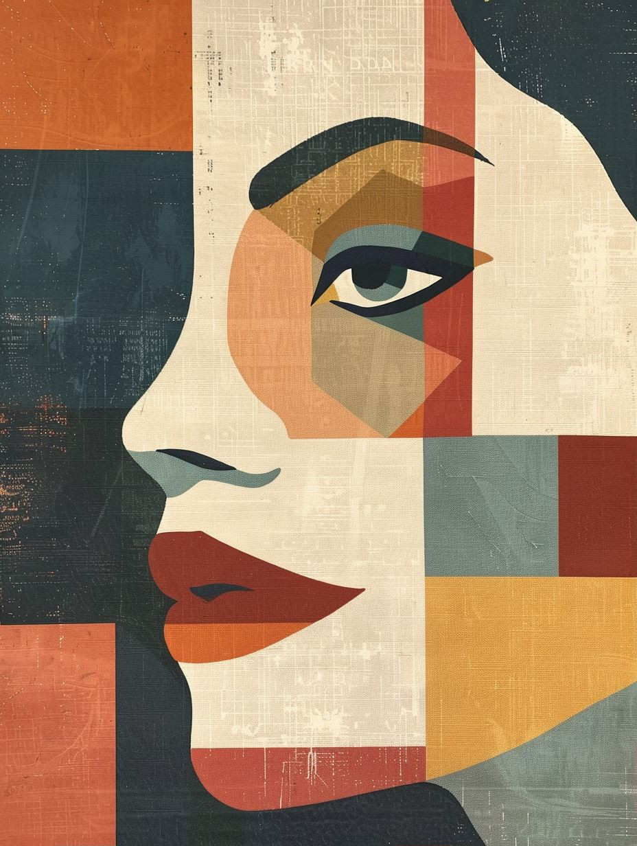 Geometric Faces of Modern Elegance - Image 1