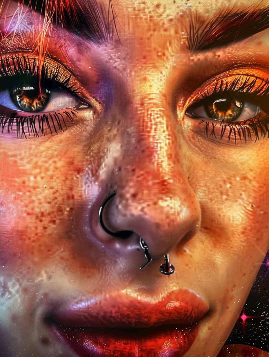 Ethereal Gaze in Liquid Light - Image 2