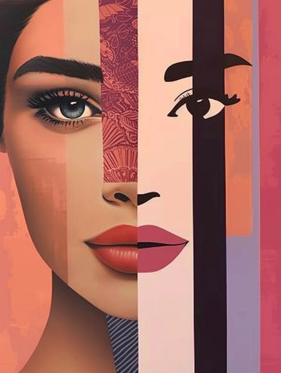 Fragmented Beauty: A Study of Modern Faces - Image 1