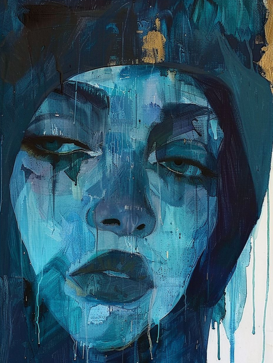 Azure Melancholy: A Study in Blue - Image 4