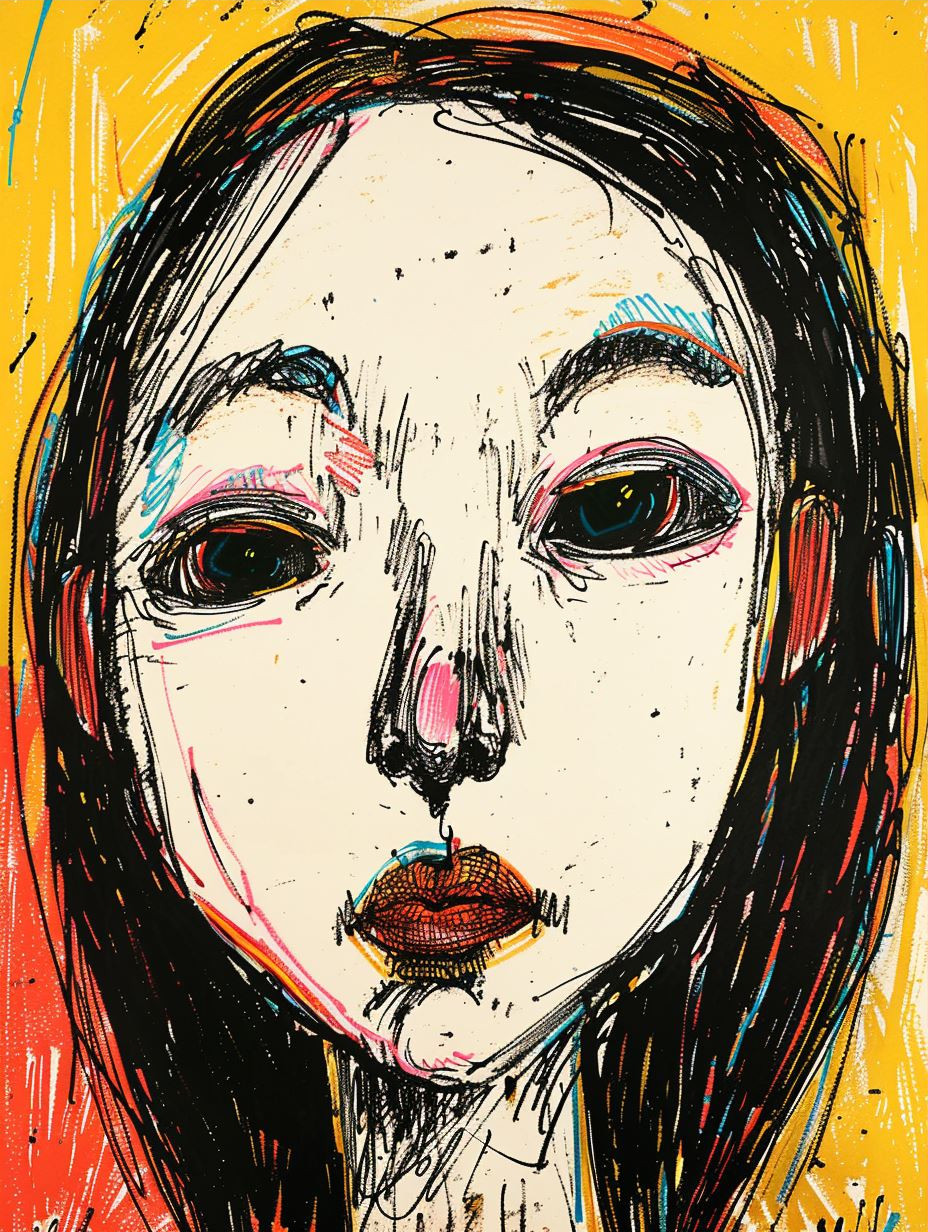 Faces of Emotion in Bold Ink - Image 3