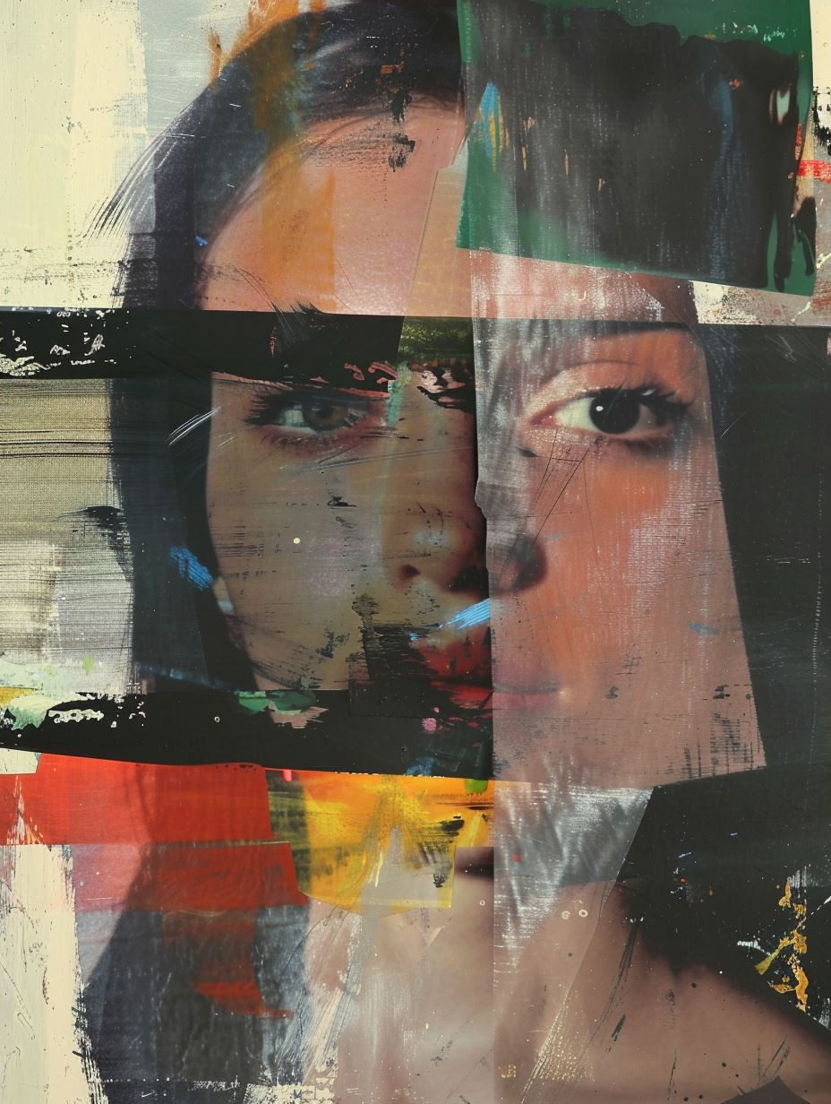 Fragmented Soul in Abstract Layers - Image 3
