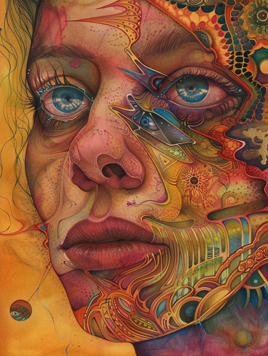 Surrealist Gaze of Ethereal Scales - Image 2