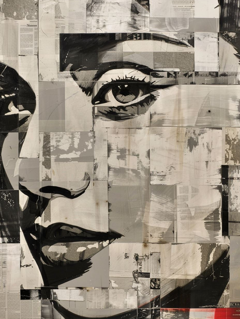 Fragmented Gazes in Monochrome - Image 3