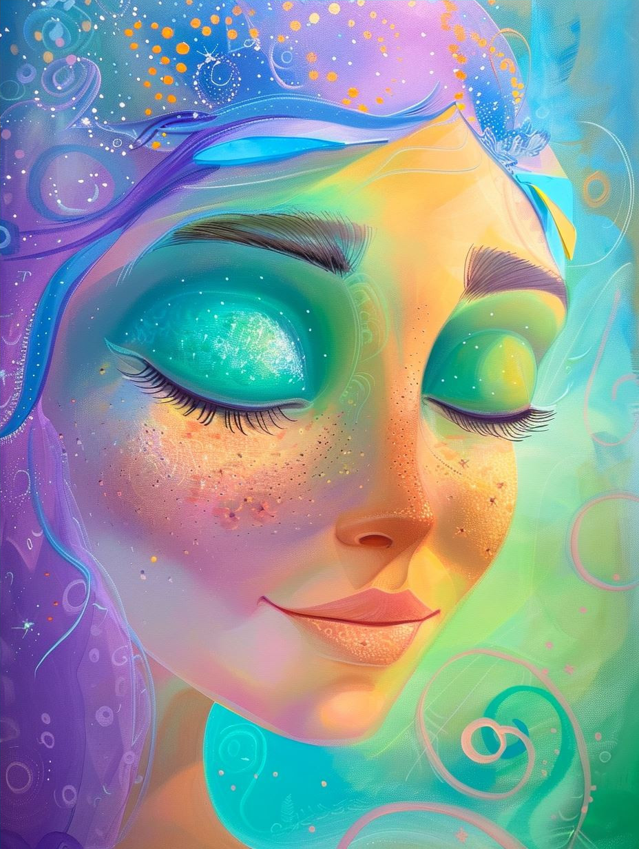 Celestial Dreamscape Visage - Image 4