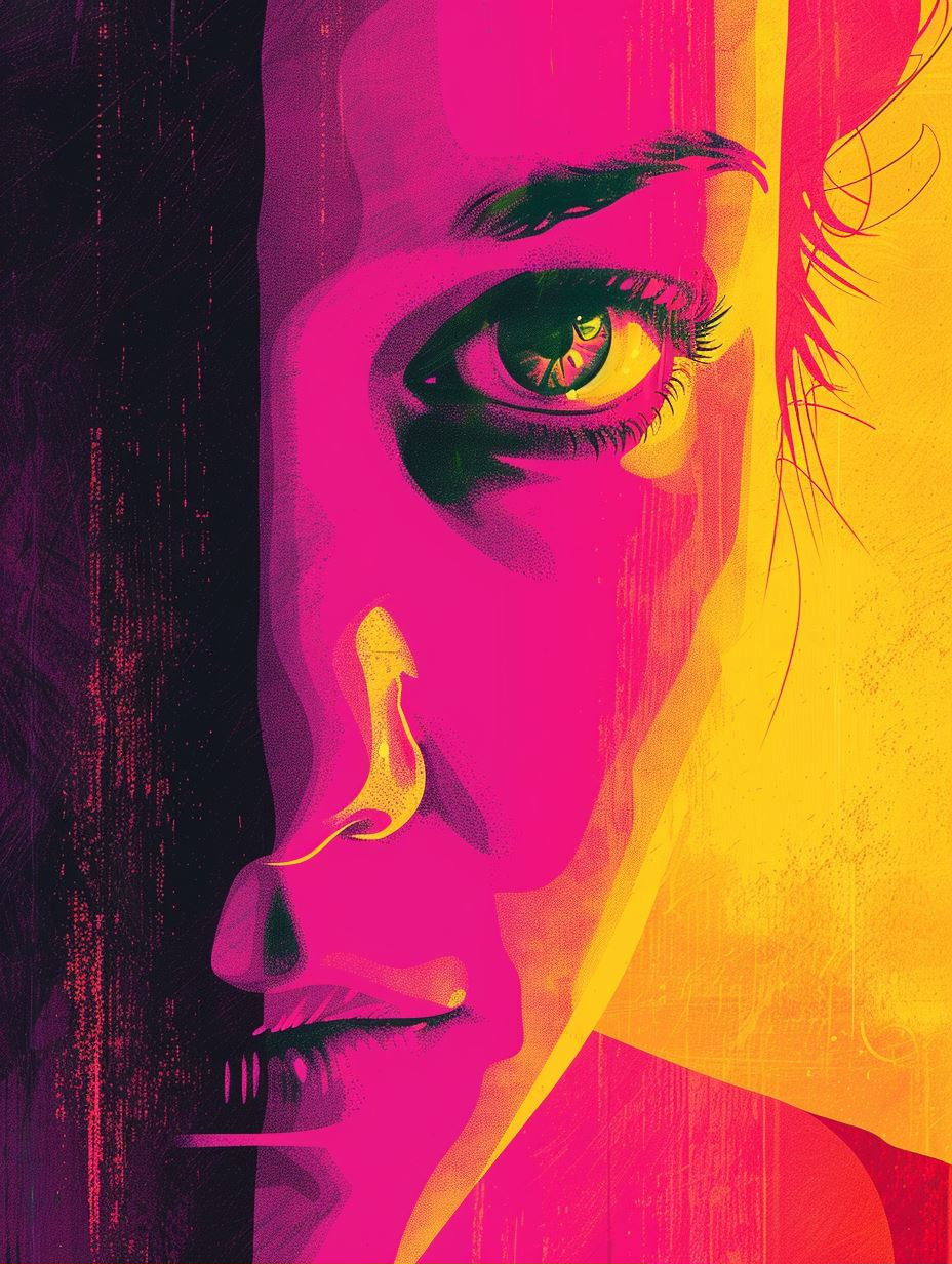 Neon Visions of a Divided Soul - Image 1