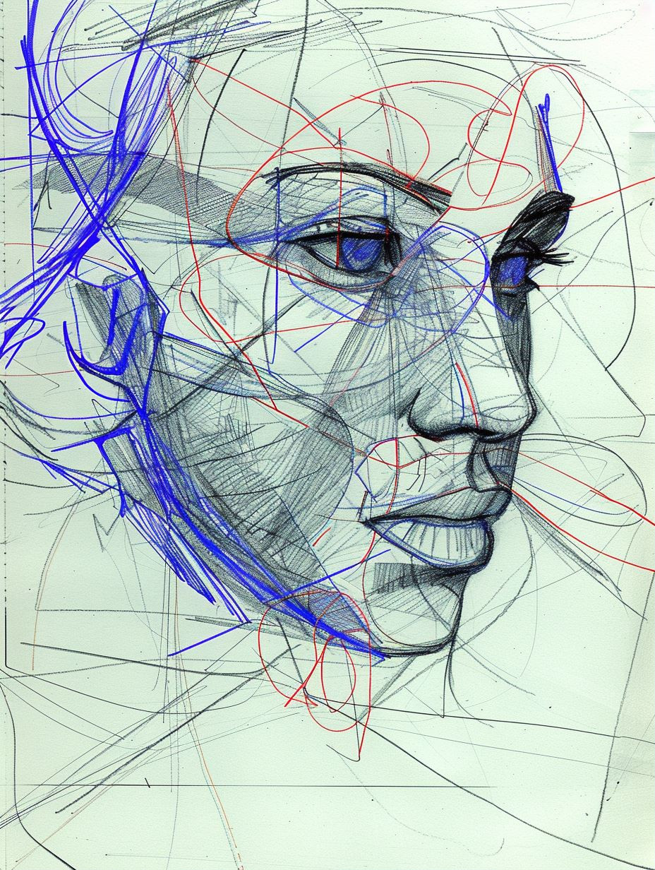 Geometric Visions of the Female Face - Image 1