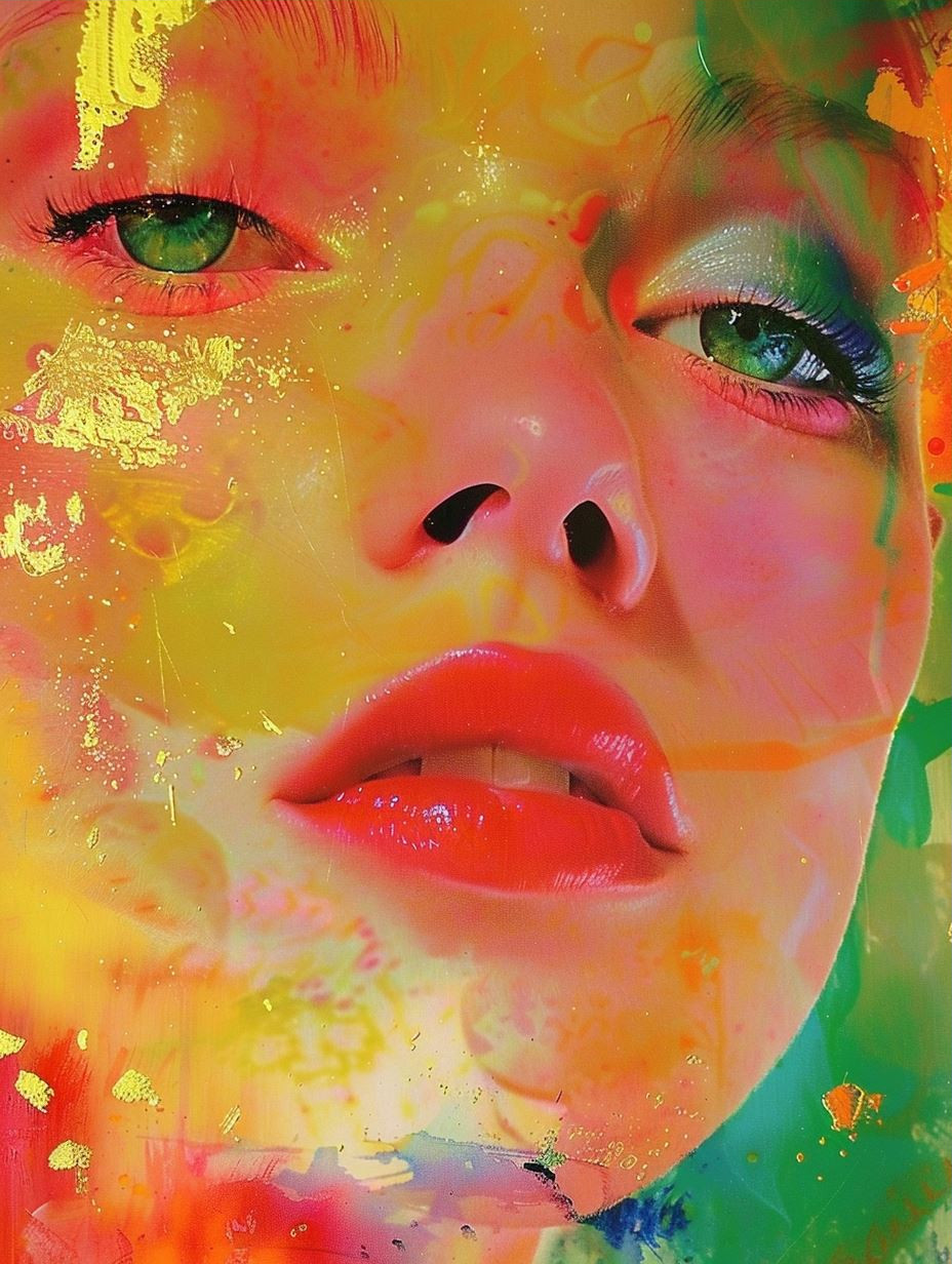 Prismatic Visions of a Floral Muse - Image 3