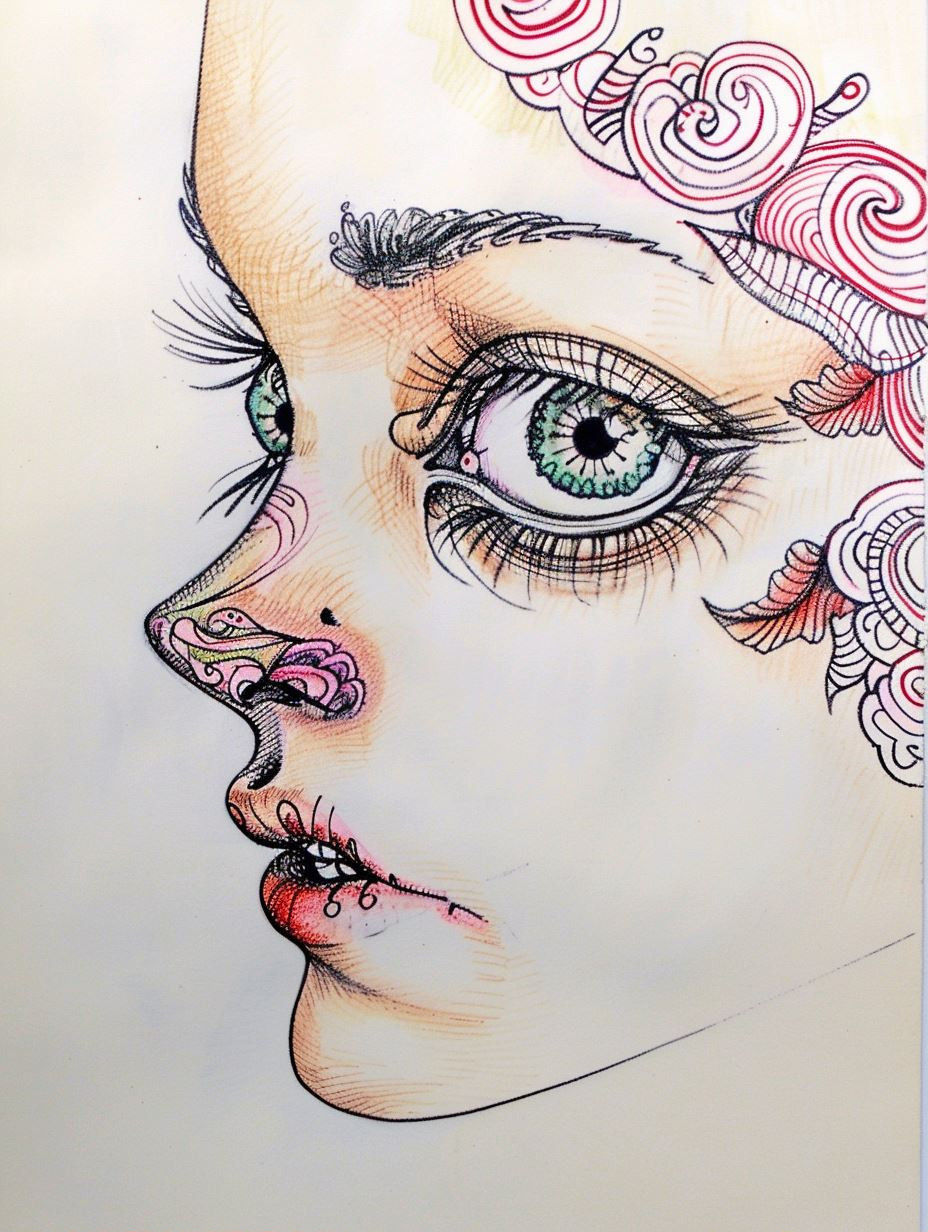 Ethereal Portraits of Dreamy Gazes - Image 1