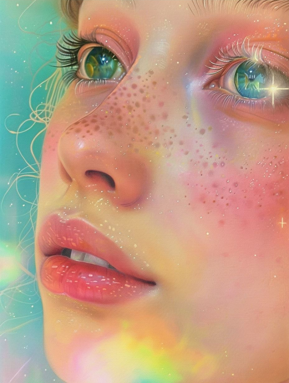 Ethereal Gaze of Cosmic Wonder - Image 3