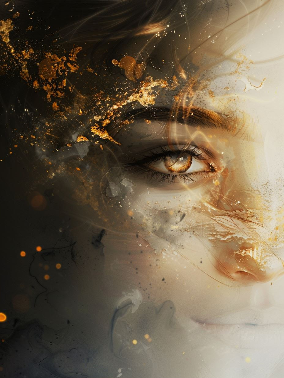 Ethereal Golden Dust Portraits - Image 2