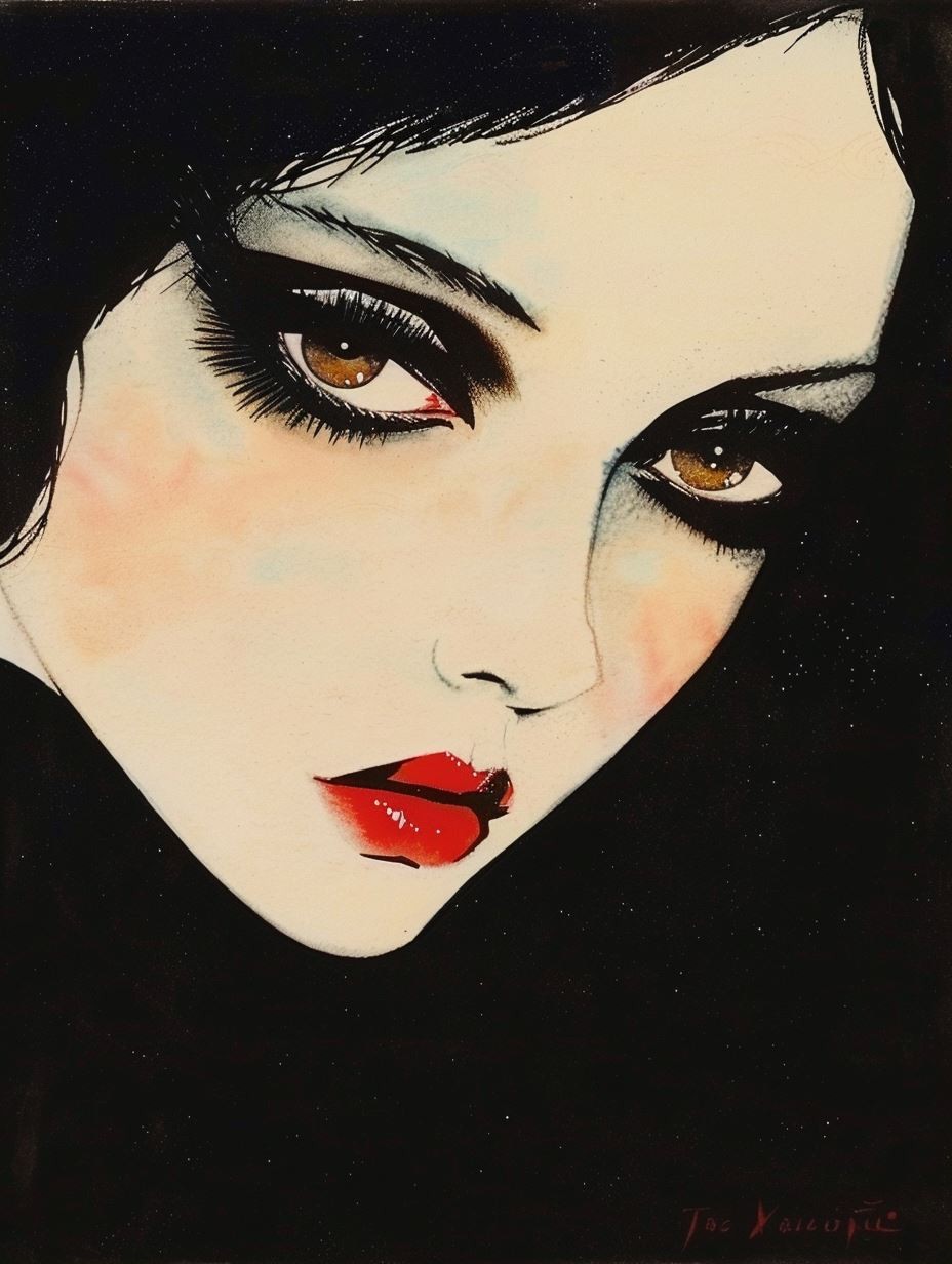Noir Velvet Gaze - Image 1
