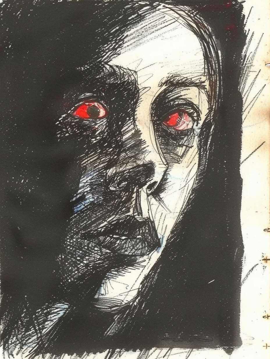 Haunting Charcoal Portrait Studies - Image 3
