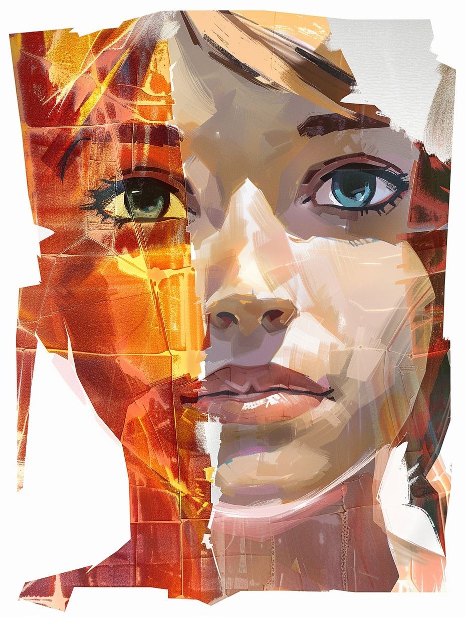 Fragmented Digital Portrait Study - Image 3