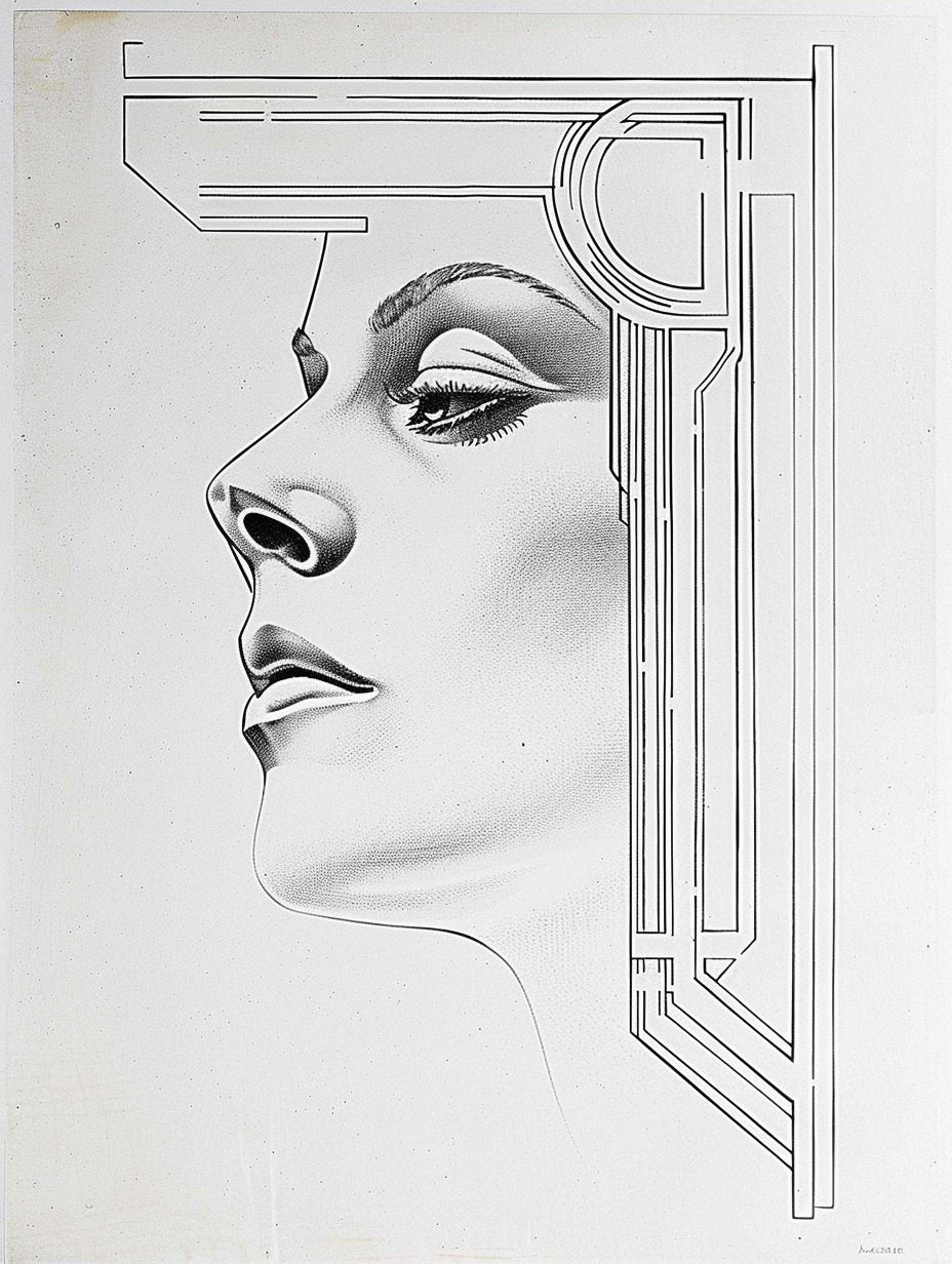 Geometric Portraits of Futuristic Women - Image 4