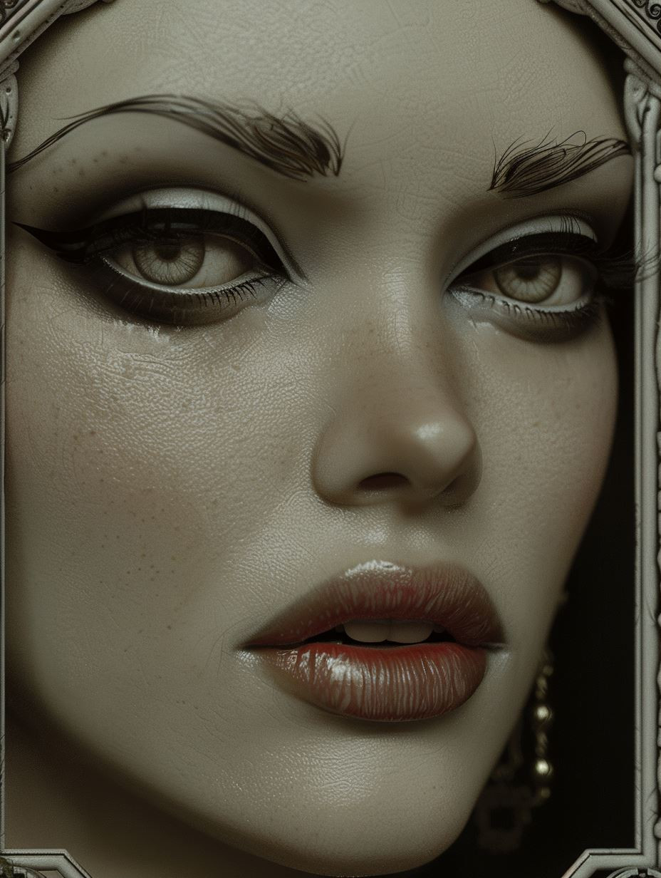 Ethereal Gothic Portraiture Study - Image 1