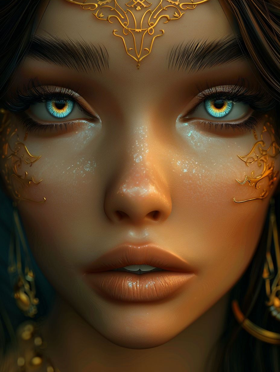 Golden Visions of Ethereal Beauty - Image 3