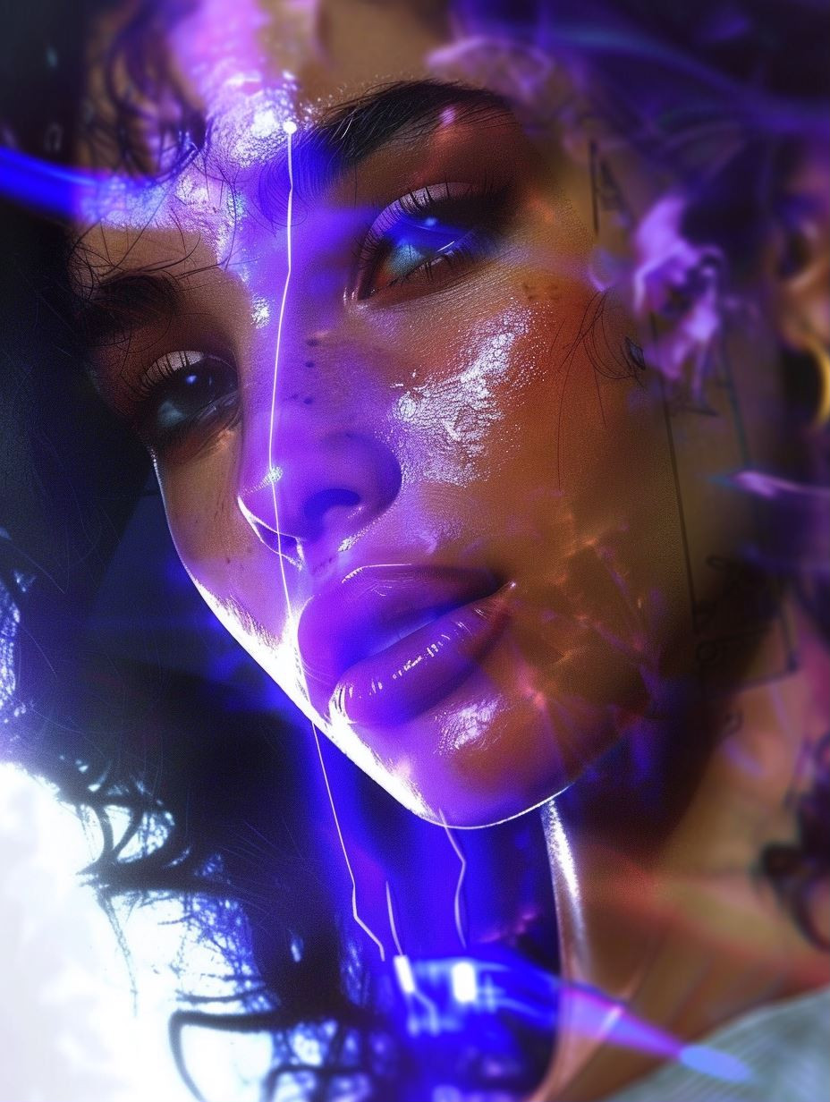 Neon Ethereal Cybernetic Glow