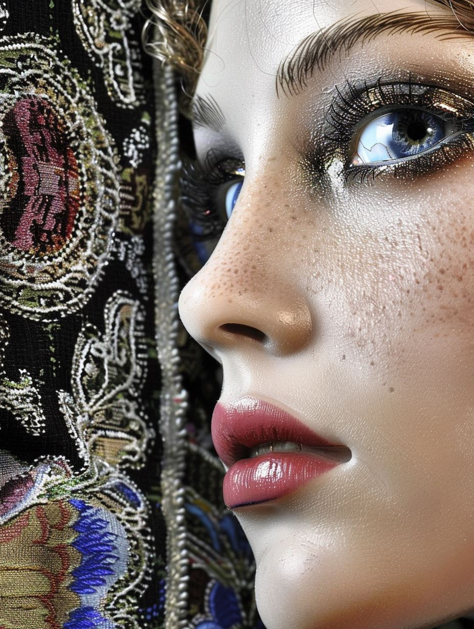 Surreal Fusion of Beauty and Art - Image 3