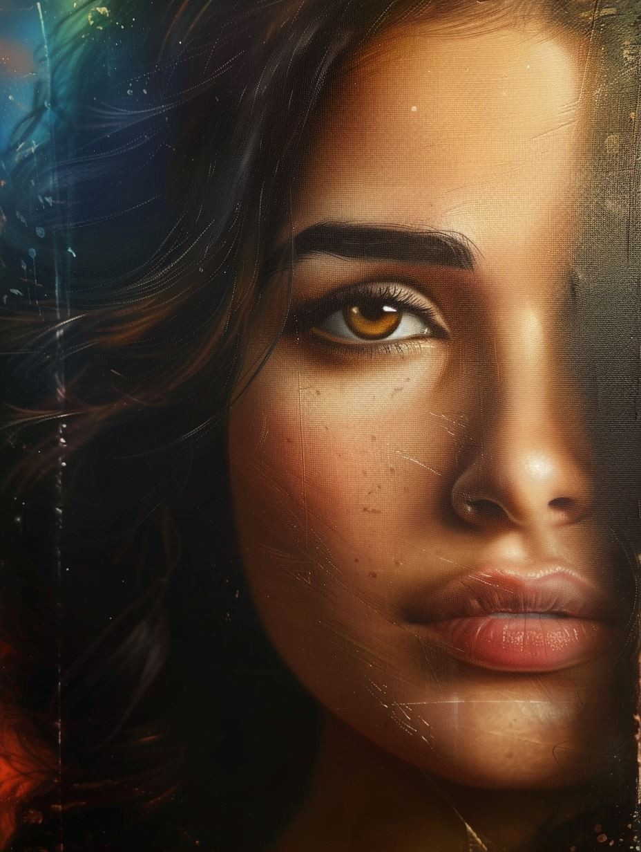 Emotional Portraits of a Mysterious Woman - Image 1