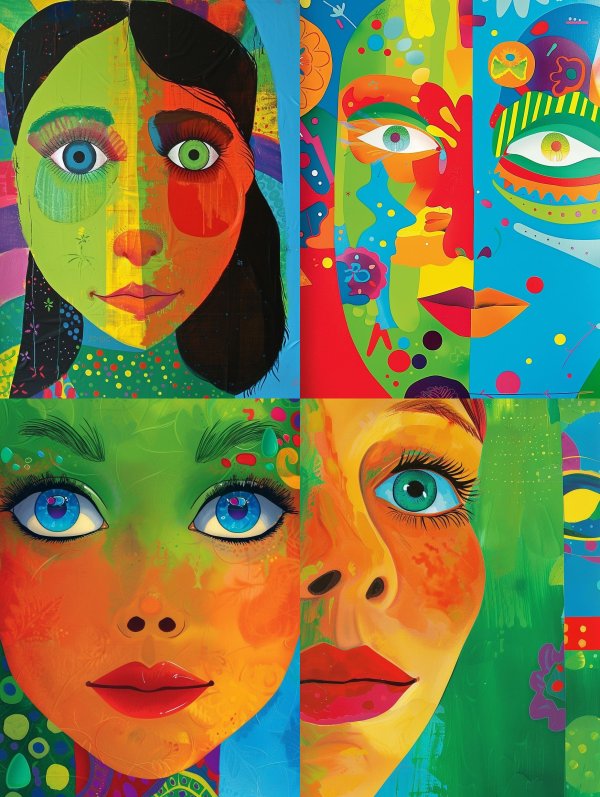 Kaleidoscope of Faces