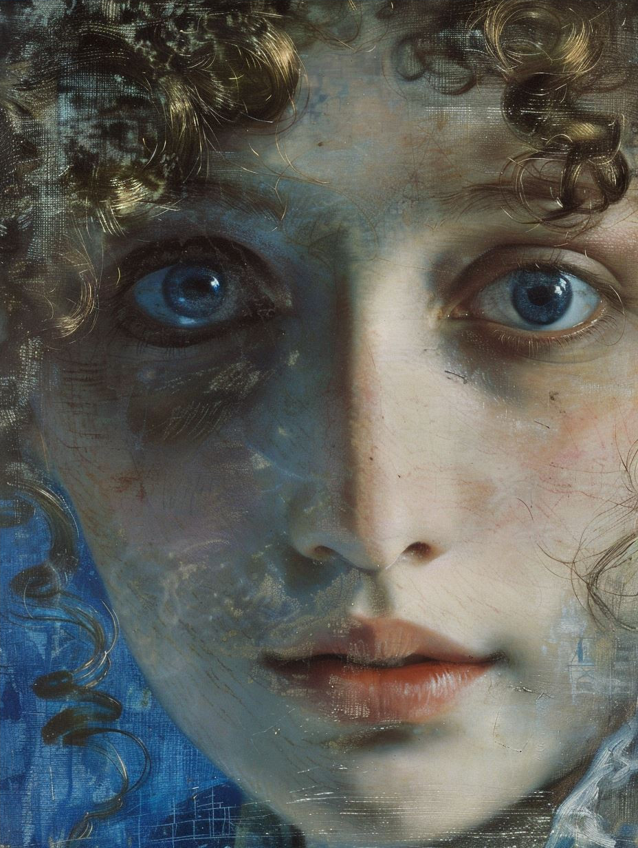 Ethereal Gazes in Mixed Media - Image 4