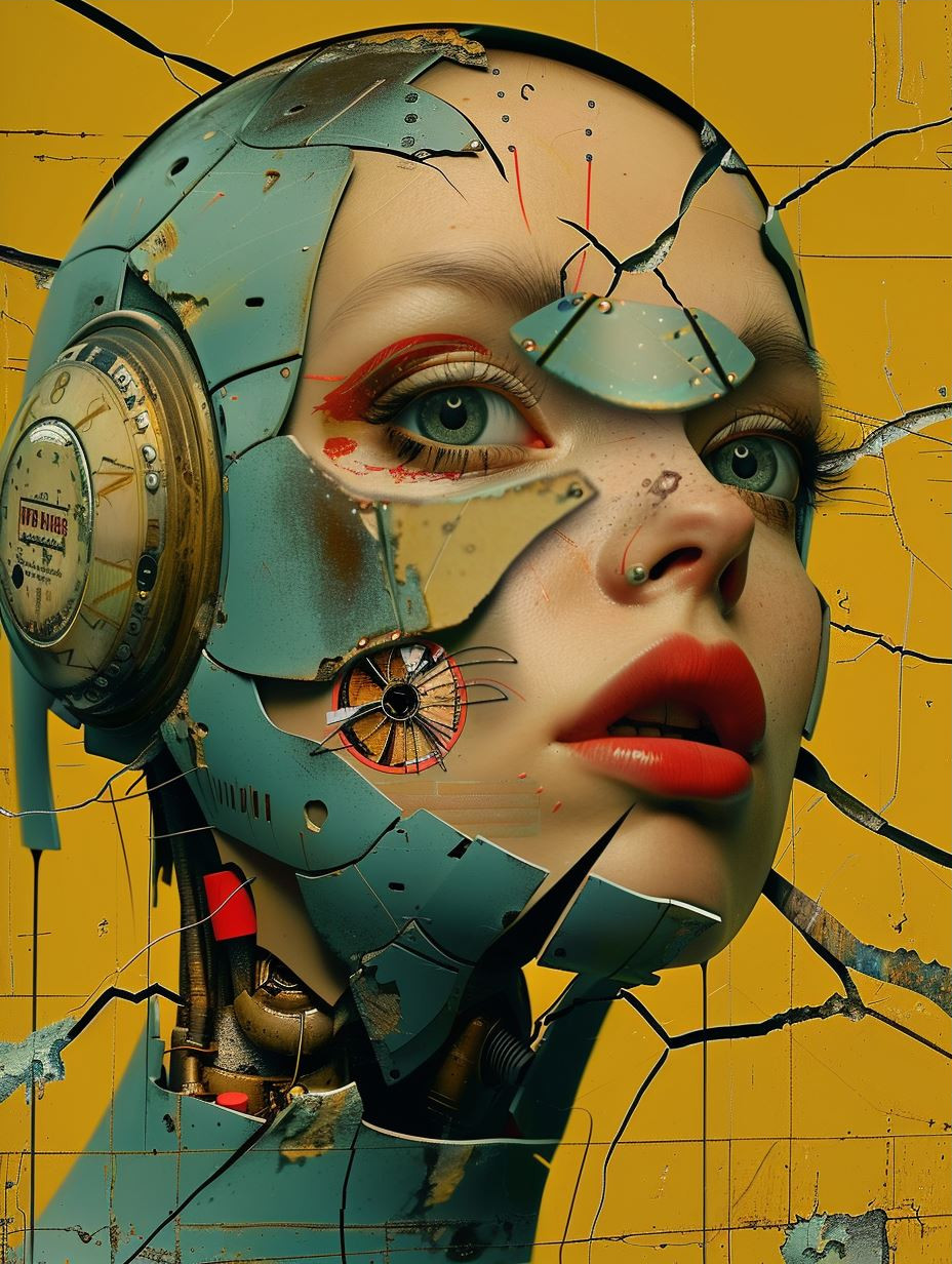 Fragmented Surrealist Digital Collage - Image 3