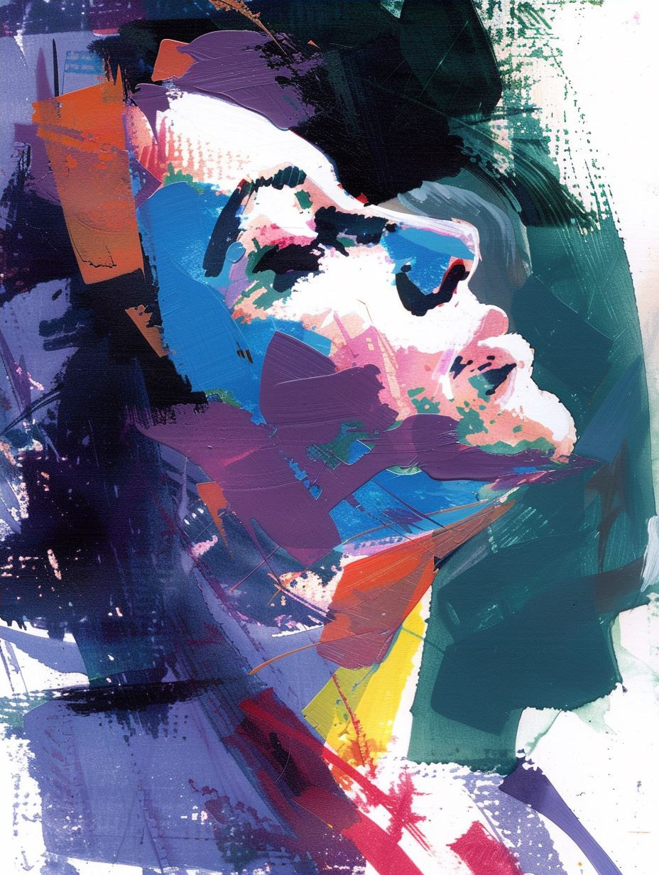 Abstract Neon Portrait Studies - Image 4