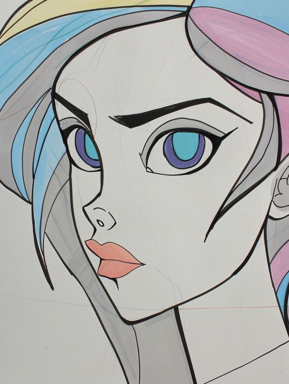 Stylized Character Portrait Sketches - Image 1