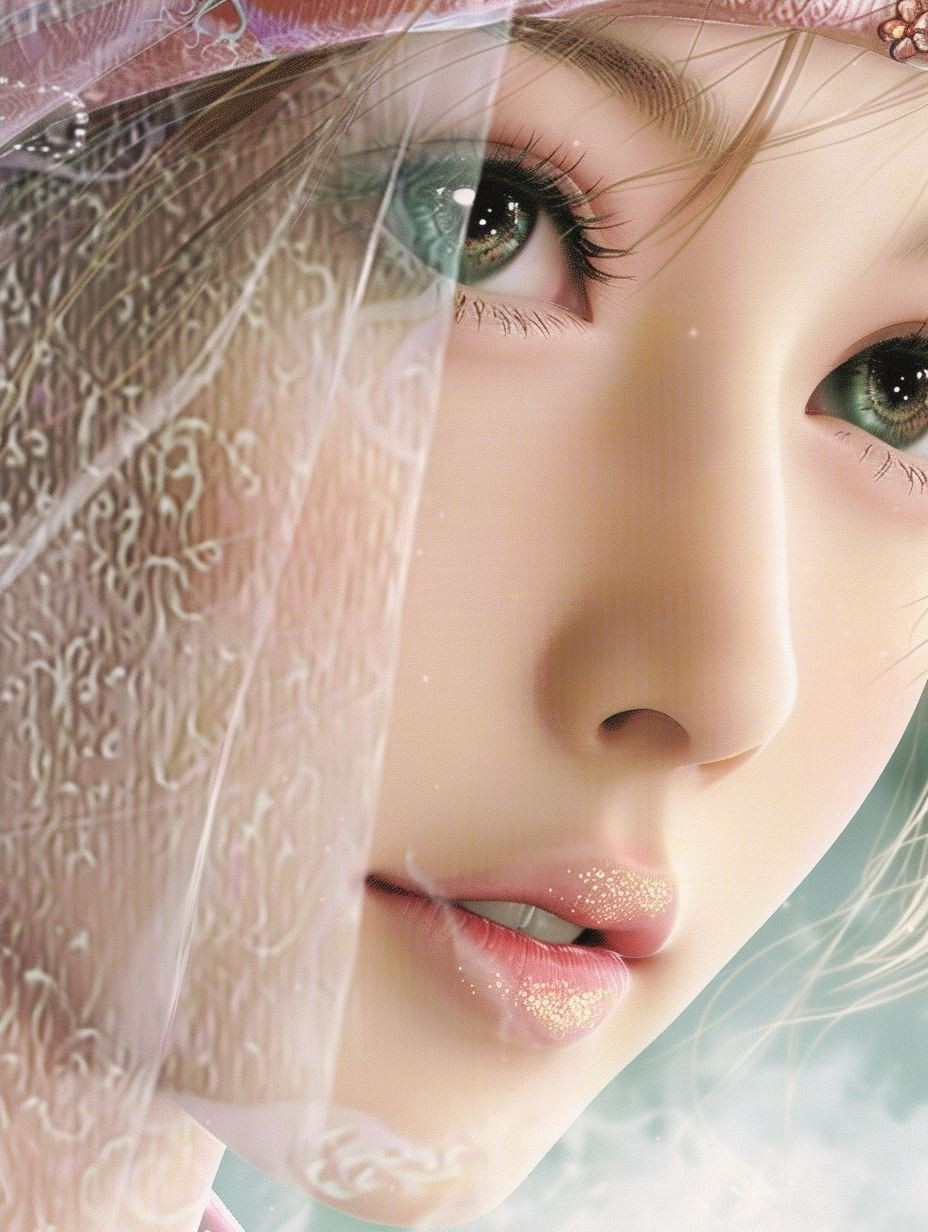 Soft Rose Ethereal Portrait - Image 4
