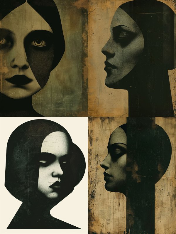 Dark Surrealist Portrait Study