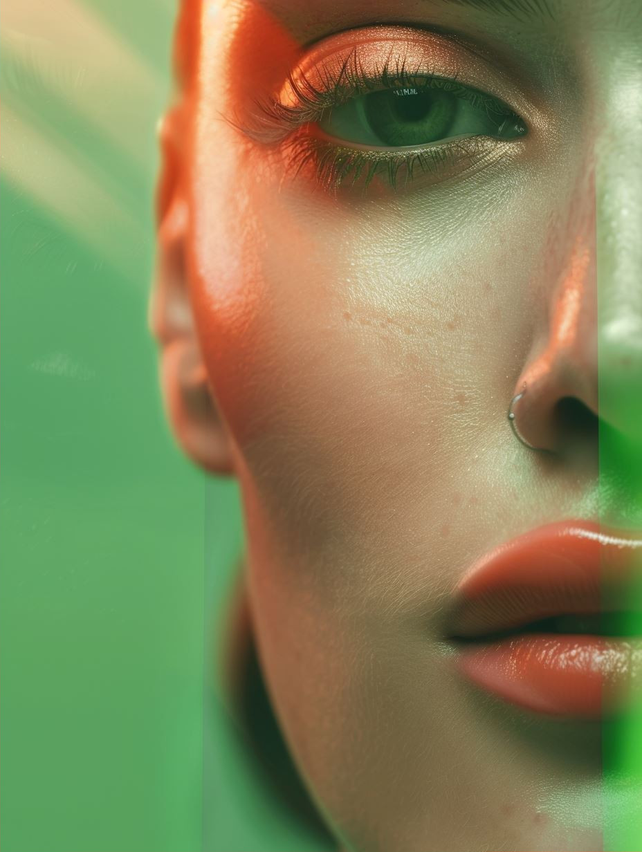 Dewy Neon Gloss Portrait - Image 2
