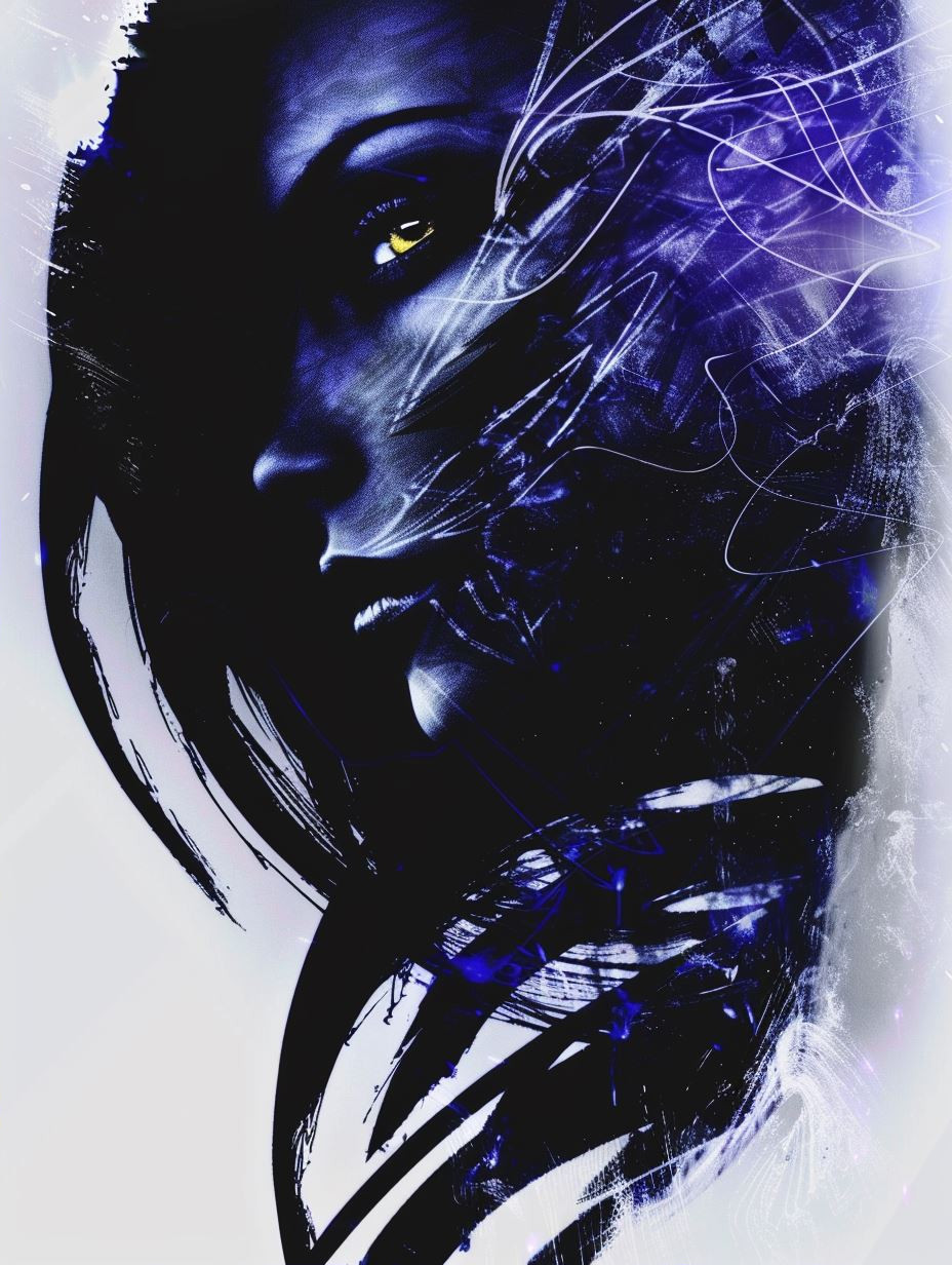 Mystic Ethereal Indigo Portraits - Image 2