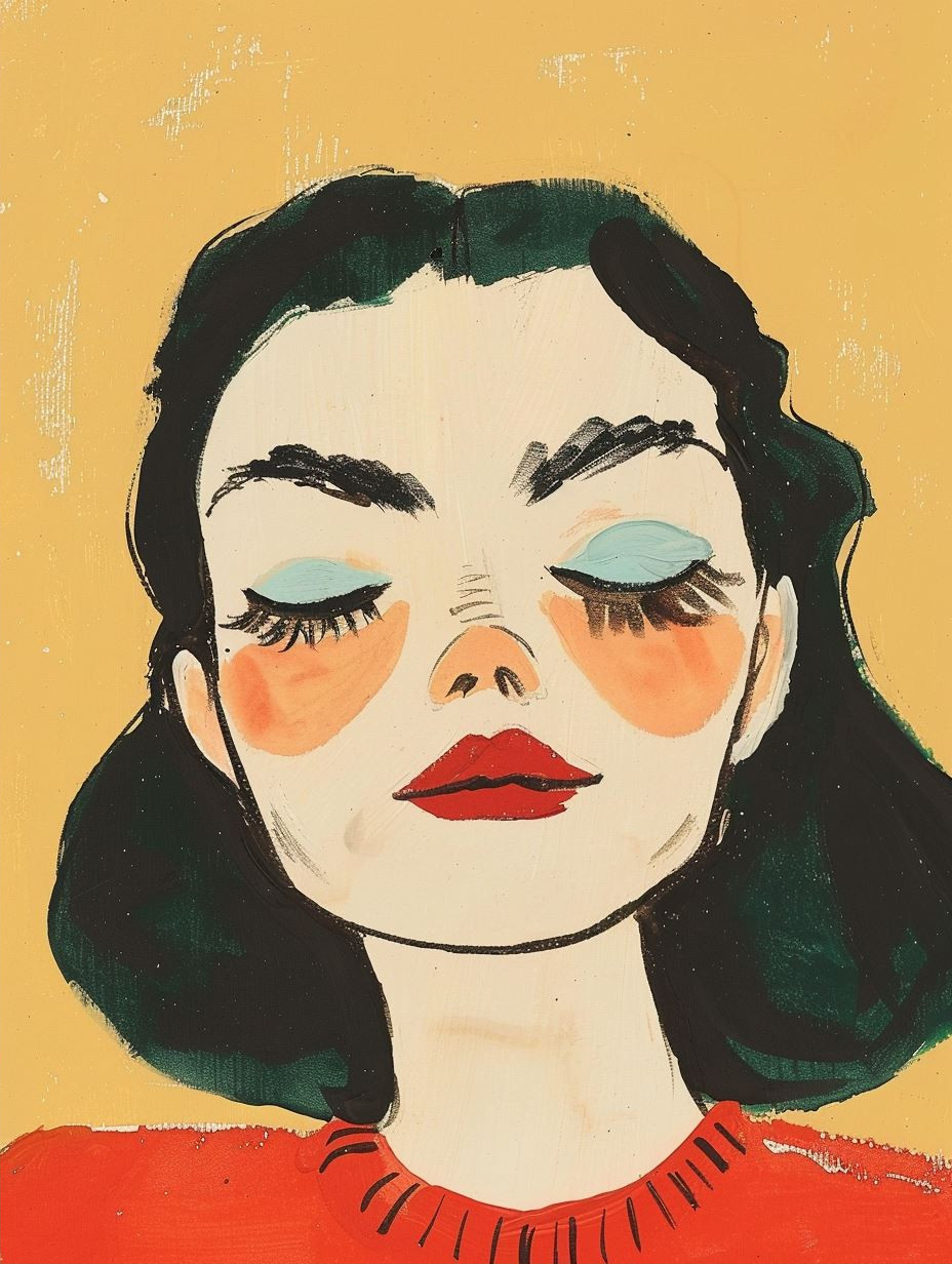 Modernist Portraits in Flat Color - Image 2