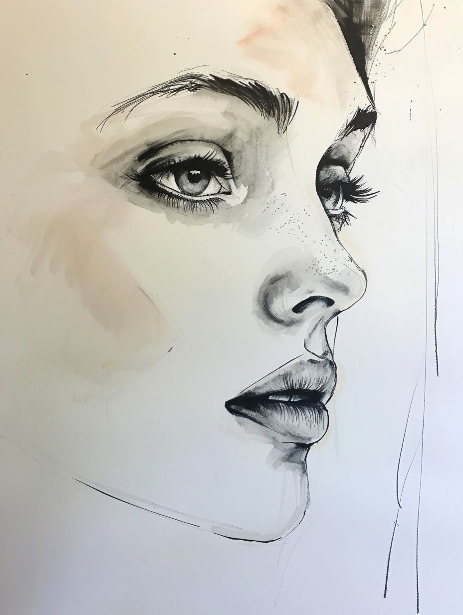 Crimson Whisper Sketch - Image 4